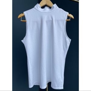 Frame High Neck Sleeveless Top